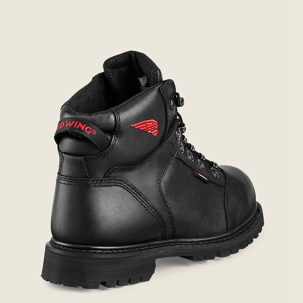 Red Wing Safety Bot Erkek - Truwelt - 6-Inch Waterproof Toe - Siyah - 93JFRDZPS